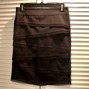 White House Black Market‎ women’s 0 skirt black